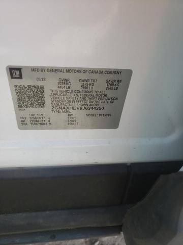 Photo 10 from auction – 2018 CHEVROLET EQUINOX LS with VIN 2GNAXHEV9J6344350