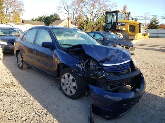 HONDA CIVIC EX 2002 with VIN JHMES26882S001430 - Photo from auction