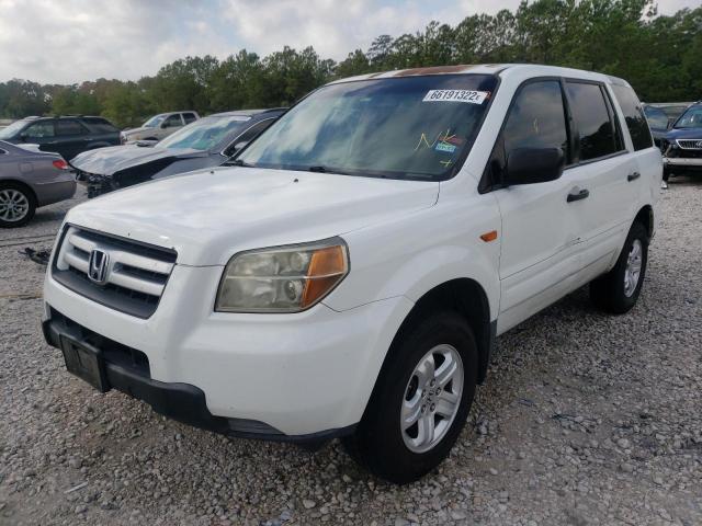 Photo 2 from auction – 2007 HONDA PILOT LX with VIN 5FNYF18127B009279