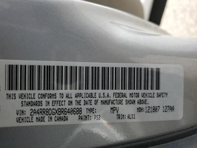 Photo 10 from auction – 2011 CHRYSLER TOWN & COU with VIN 2A4RR8DGXBR640688