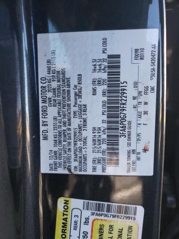 Photo 10 from auction – 2015 FORD FUSION S with VIN 3FA6P0G79FR229915