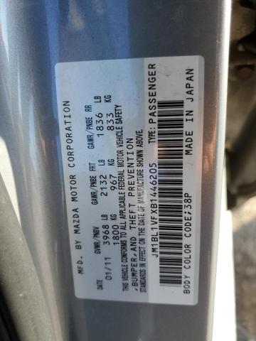 Photo 10 from auction – 2011 MAZDA 3 with VIN JM1BL1VFXB1446205