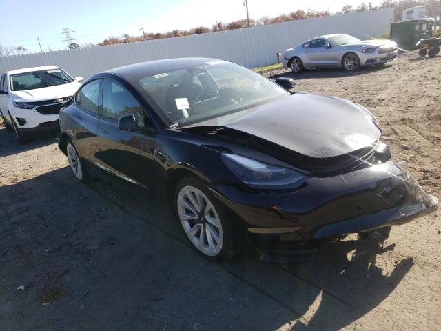 TESLA MODEL 3 2022 with VIN 5YJ3E1EB2NF186468 - Photo from auction