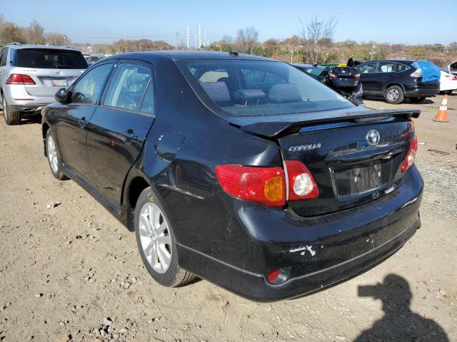 Photo 9 from auction – 2009 TOYOTA COROLLA BA with VIN 2T1BU40E29C097866