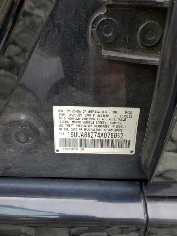 Photo 10 from auction – 2004 ACURA TL with VIN 19UUA66274A076052