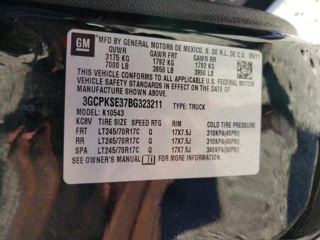 Photo 10 from auction – 2011 CHEVROLET SILVERADO with VIN 3GCPKSE37BG323211