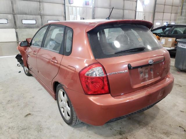 Photo 3 from auction – 2008 KIA SPECTRA with VIN KNAFE161585015817