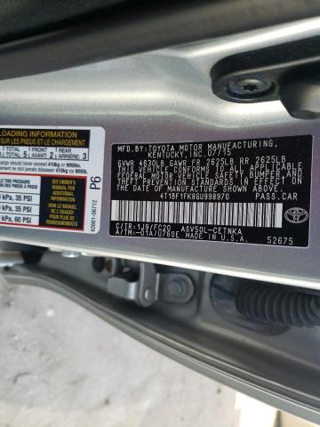 Photo 10 from auction – 2016 TOYOTA CAMRY LE with VIN 4T1BF1FK8GU998970