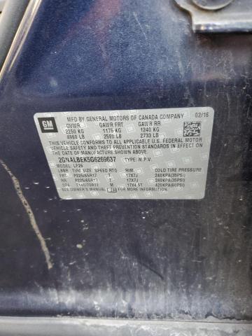 Photo 10 from auction – 2016 CHEVROLET EQUINOX LS with VIN 2GNALBEK5G6269637