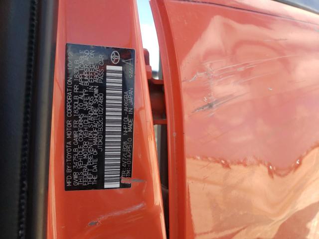 Photo 10 from auction – 2012 TOYOTA PRIUS C with VIN JTDKDTB32C1027480