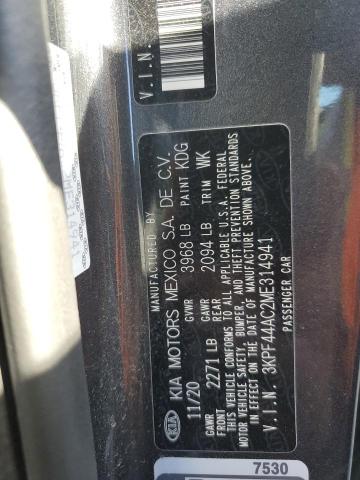 Photo 10 from auction – 2021 KIA FORTE GT with VIN 3KPF44AC2ME314941