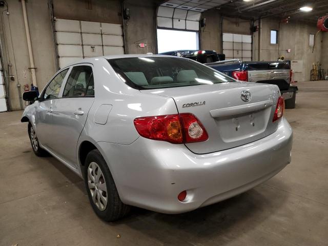 Photo 3 from auction – 2009 TOYOTA COROLLA BA with VIN JTDBL40E799053466