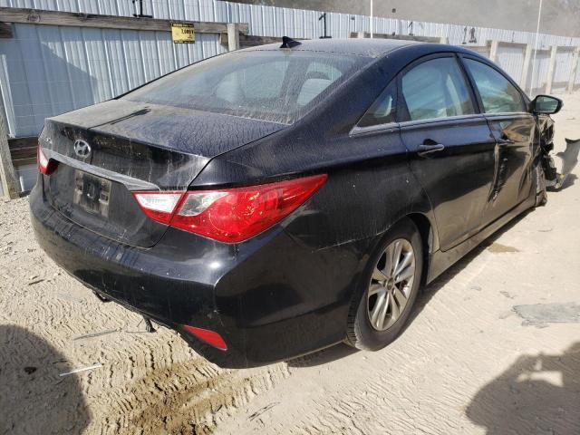 Photo 4 from auction – 2014 HYUNDAI SONATA GLS with VIN 5NPEB4ACXEH946567