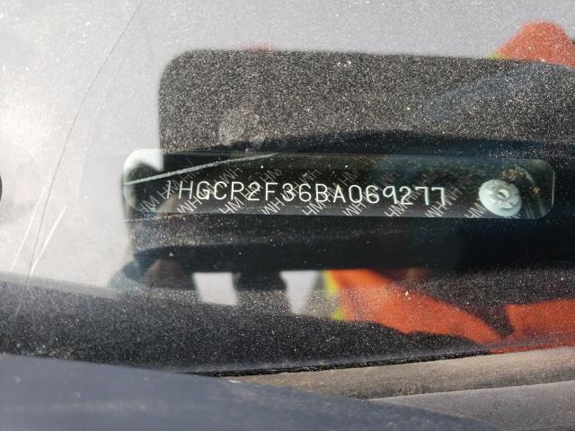 Photo 10 from auction – 2011 HONDA ACCORD LX with VIN 1HGCP2F36BA069277