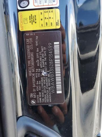 Photo 10 from auction – 2008 BMW 328 I with VIN WBAWB33528P134599