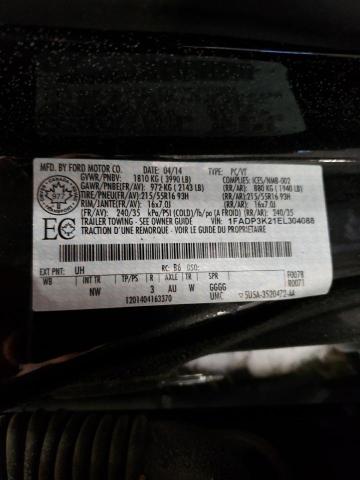 Photo 10 from auction – 2014 FORD FOCUS SE with VIN 1FADP3K21EL304088