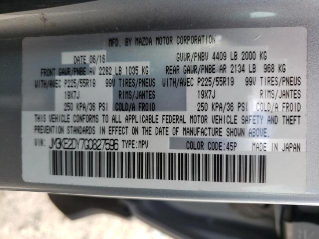 Photo 10 from auction – 2016 MAZDA CX-5 GT with VIN JM3KE2DY7G0827596
