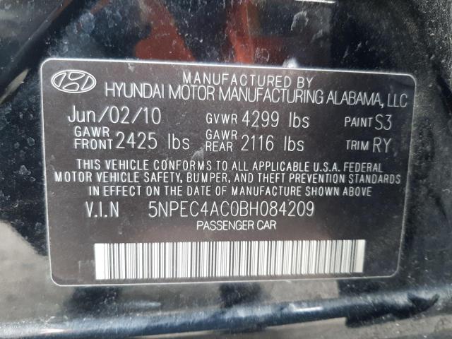 Photo 10 from auction – 2011 HYUNDAI SONATA SE with VIN 5NPEC4AC0BH084209