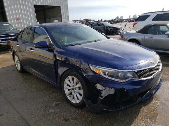 KIA OPTIMA EX 2016 with VIN 5XXGU4L31GG018418 - Photo from auction