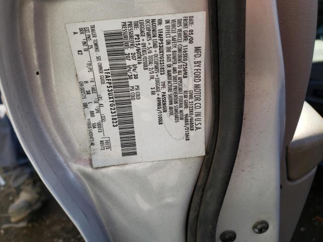 Photo 10 from auction – 2000 FORD TAURUS SE with VIN 1FAFP53UXYG231823