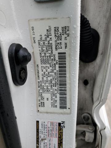 Photo 10 from auction – 2004 TOYOTA 4RUNNER SR with VIN JTEZU14R340023316