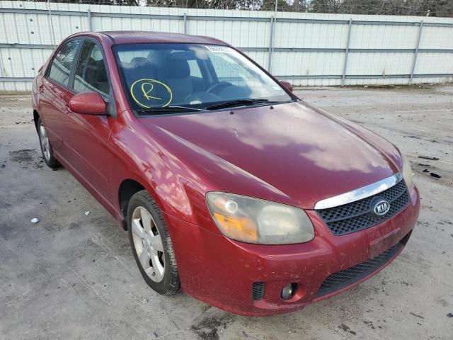 KIA SPECTRA EX 2009 with VIN KNAFE221595026569 - Photo from auction