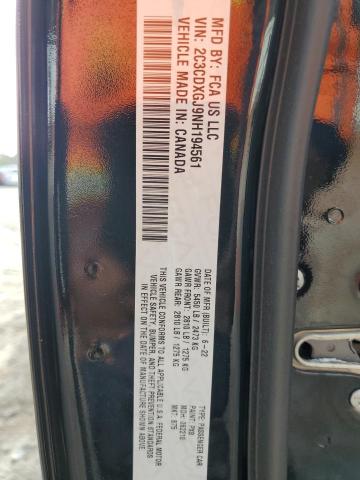 Photo 10 from auction – 2022 DODGE CHARGER SC with VIN 2C3CDXGJ9NH194561
