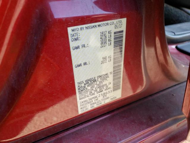 Photo 10 from auction – 2017 NISSAN ALTIMA 2.5 with VIN 1N4AL3APXHC258633