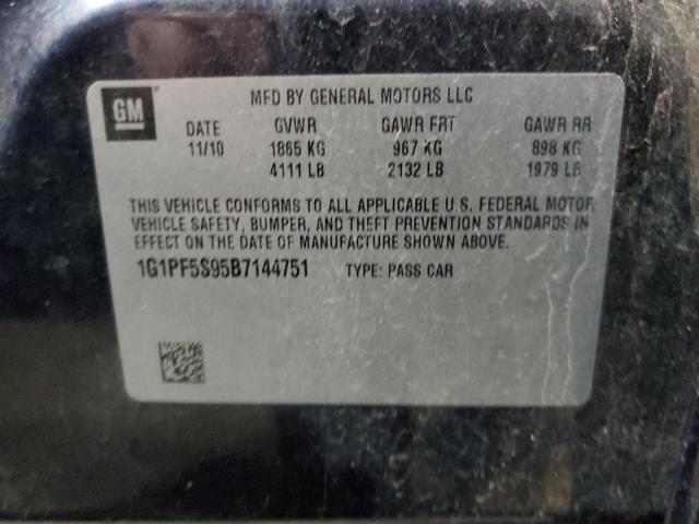 Photo 10 from auction – 2011 CHEVROLET CRUZE LT with VIN 1G1PF5S95B7144751