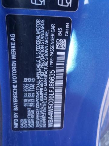 Photo 10 from auction – 2020 BMW 430XI with VIN WBA4W5C06LFJ86635