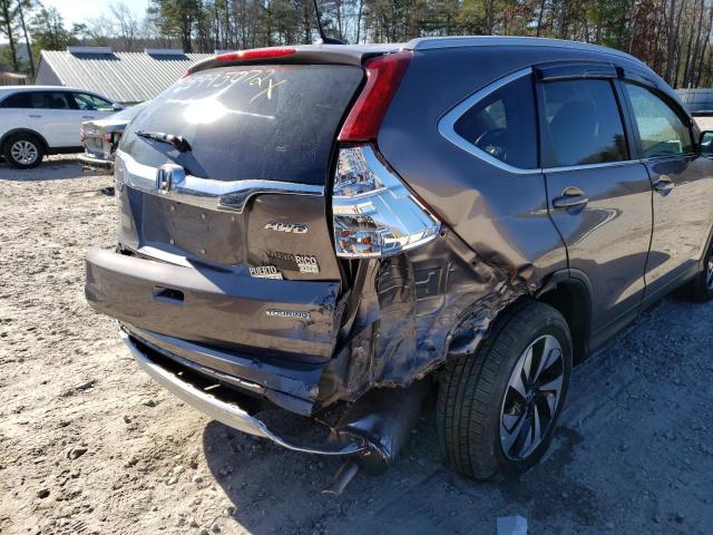 Photo 9 from auction – 2015 HONDA CR-V TOURI with VIN 5J6RM4H98FL063483