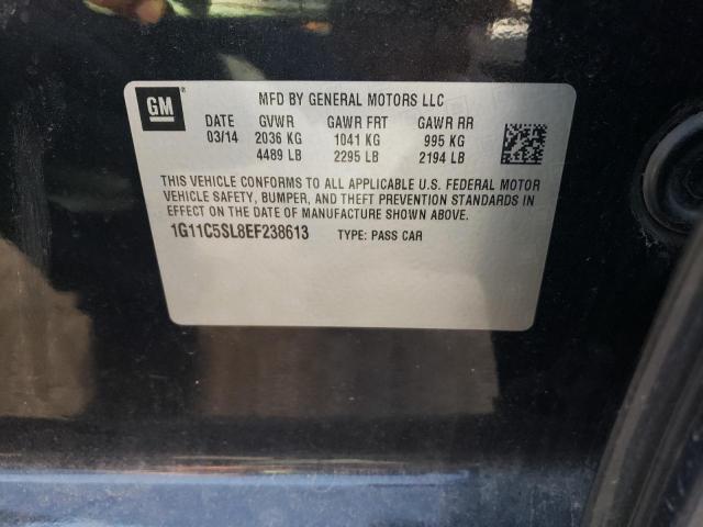Photo 10 from auction – 2014 CHEVROLET MALIBU 1LT with VIN 1G11C5SL8EF238613