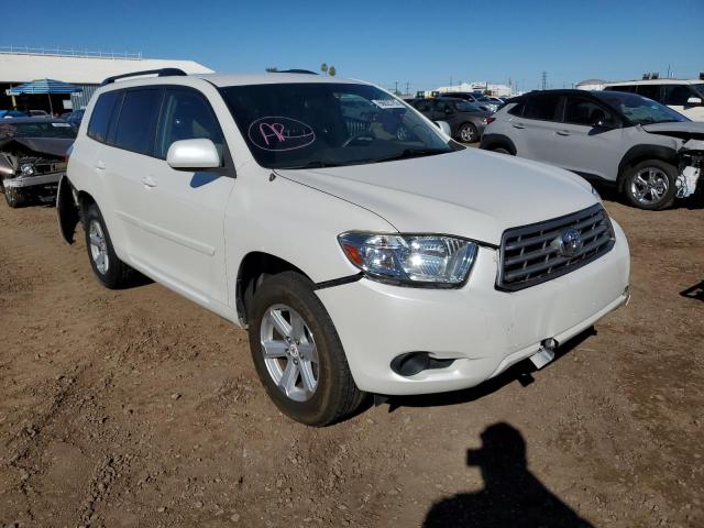 TOYOTA HIGHLANDER 2010 with VIN 5TDZK3EHXAS003777 - Photo from auction