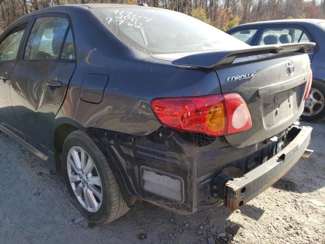 Photo 9 from auction – 2009 TOYOTA COROLLA BA with VIN 1NXBU40E09Z114971