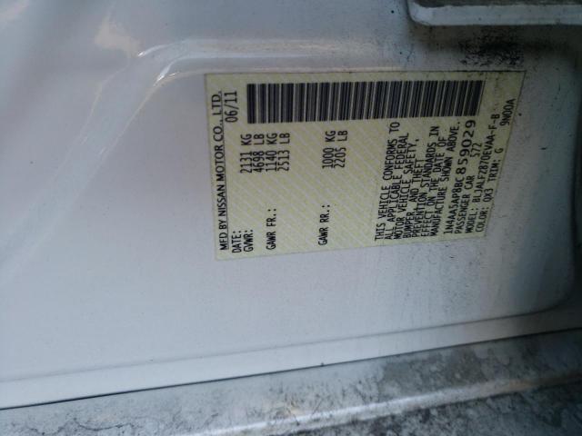 Photo 10 from auction – 2011 NISSAN MAXIMA S with VIN 1N4AA5AP8BC859029