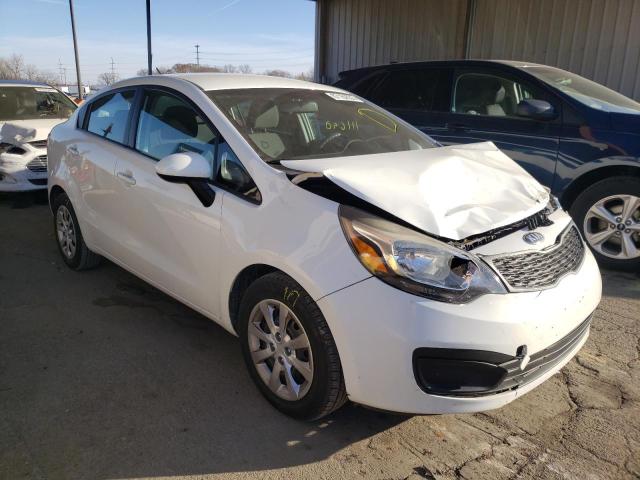 KIA RIO LX 2013 with VIN KNADM4A30D6195698 - Photo from auction