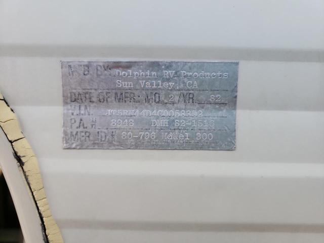 Photo 10 from auction – 1982 TOYOTA PICKUP / C with VIN JT5RN44D4C0058352