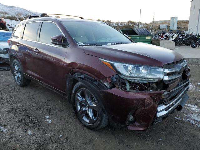 TOYOTA HIGHLANDER 2018 with VIN 5TDDZRFH4JS843545 - Photo from auction