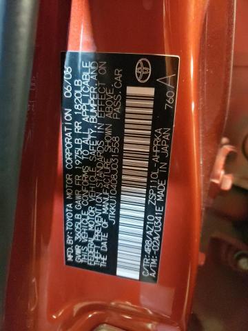 Photo 10 from auction – 2008 SCION XD with VIN JTKKU10408J031558