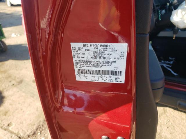 Photo 10 from auction – 2010 FORD ESCAPE XLT with VIN 1FMCU0D7XAKC67947