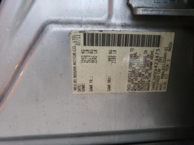 Photo 10 from auction – 2012 NISSAN ALTIMA BAS with VIN 1N4AL2AP1CN423475