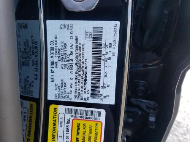 Photo 10 from auction – 2022 FORD BRONCO SPO with VIN 3FMCR9B69NRD60539