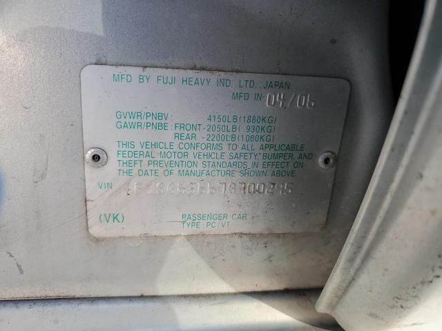 Photo 10 from auction – 2007 SUBARU FORESTER 2 with VIN JF1SG63667G700295