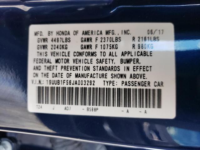Photo 10 from auction – 2018 ACURA TLX TECH with VIN 19UUB1F56JA003292