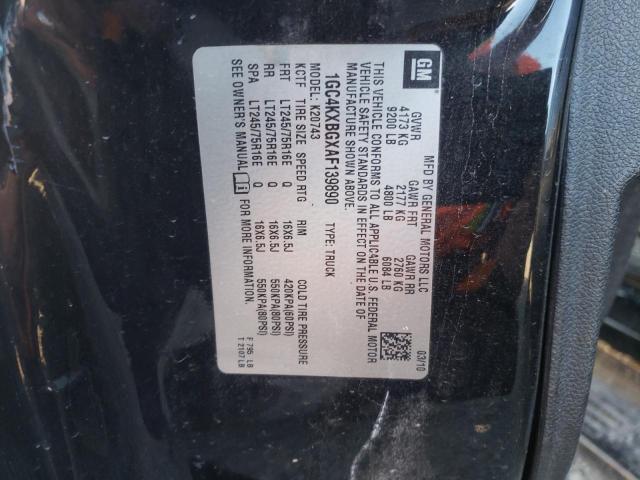 Photo 10 from auction – 2010 CHEVROLET SILVERADO with VIN 1GC4KXBGXAF139890