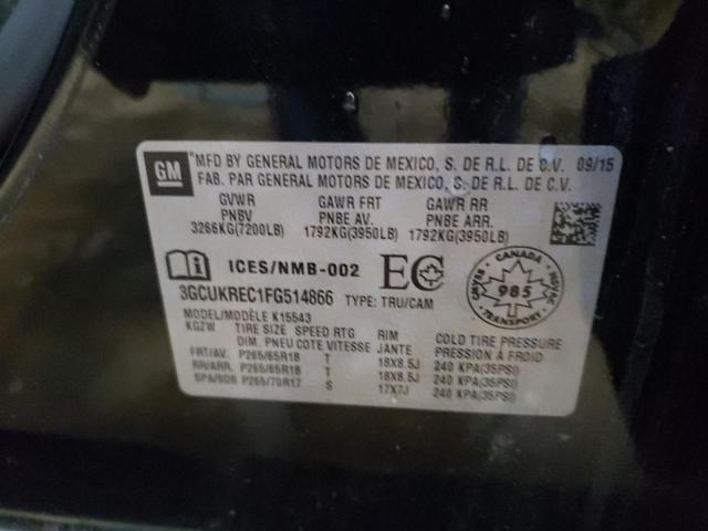 Photo 10 from auction – 2015 CHEVROLET SILVERADO with VIN 3GCUKREC1FG514866