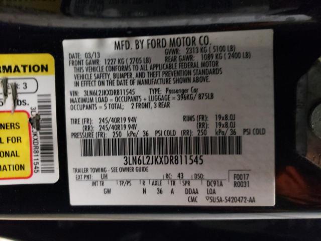 Photo 10 from auction – 2013 LINCOLN MKZ with VIN 3LN6L2JKXDR811545