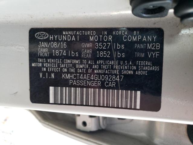 Photo 10 from auction – 2016 HYUNDAI ACCENT SE with VIN KMHCT4AE4GU092847