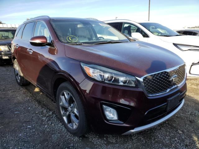 KIA SORENTO SX 2017 with VIN 5XYPK4A59HG221306 - Photo from auction