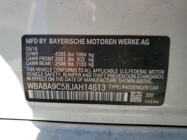 Photo 10 from auction – 2018 BMW 320 I with VIN WBA8A9C58JAH14613